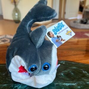 Adorable Gray and Blue Shark Plush Toy